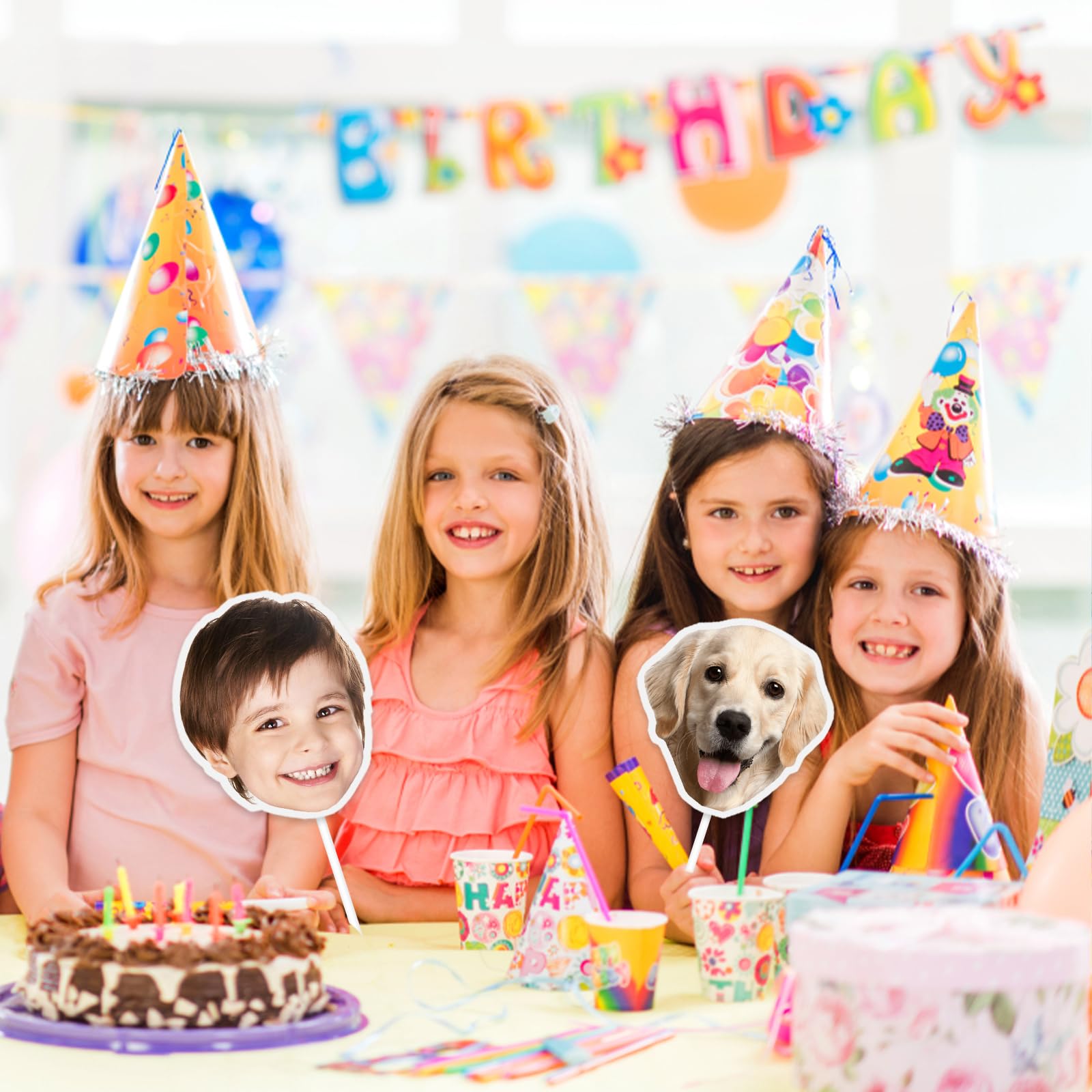 Sagome di teste su bastoncino, divertenti sagome di volti, sagome fotografiche personalizzate, sagome di cartone personalizzate per tifosi, Fatheads personalizzabili per feste, compleanni, matrimoni