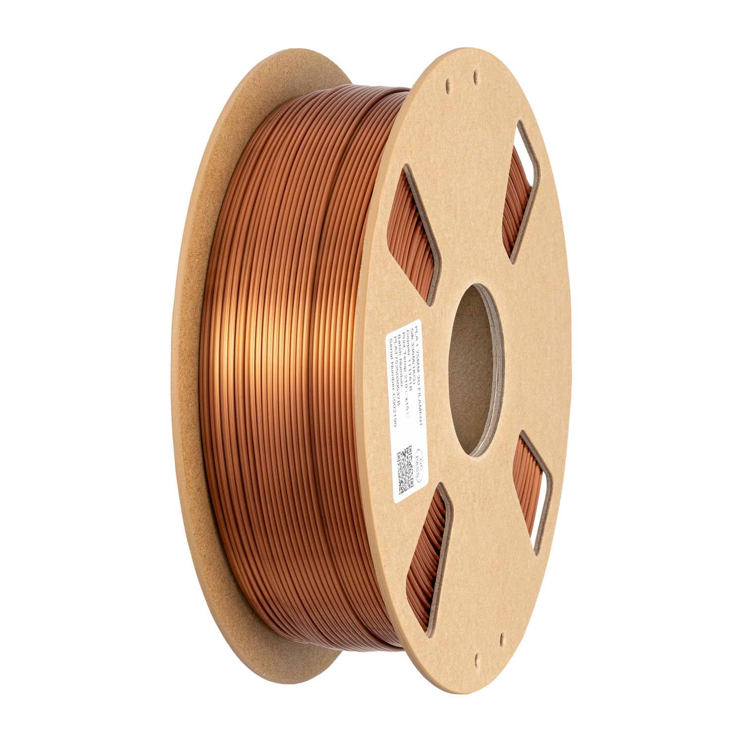 PLA-Filament für 3D-Drucker, Seide, Kupfer, PLA-Filament, 1,75 mm, 1 kg, 3D-Druck, metallisches Kupfer, PLA-Materialien