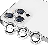 Vista 87 de Compatible con iPhone 13 Pro para iPhone 13 Pro Max, protector de lente de cámara antiarañazos, vidrio templado 9H, protector de cámara de metal a