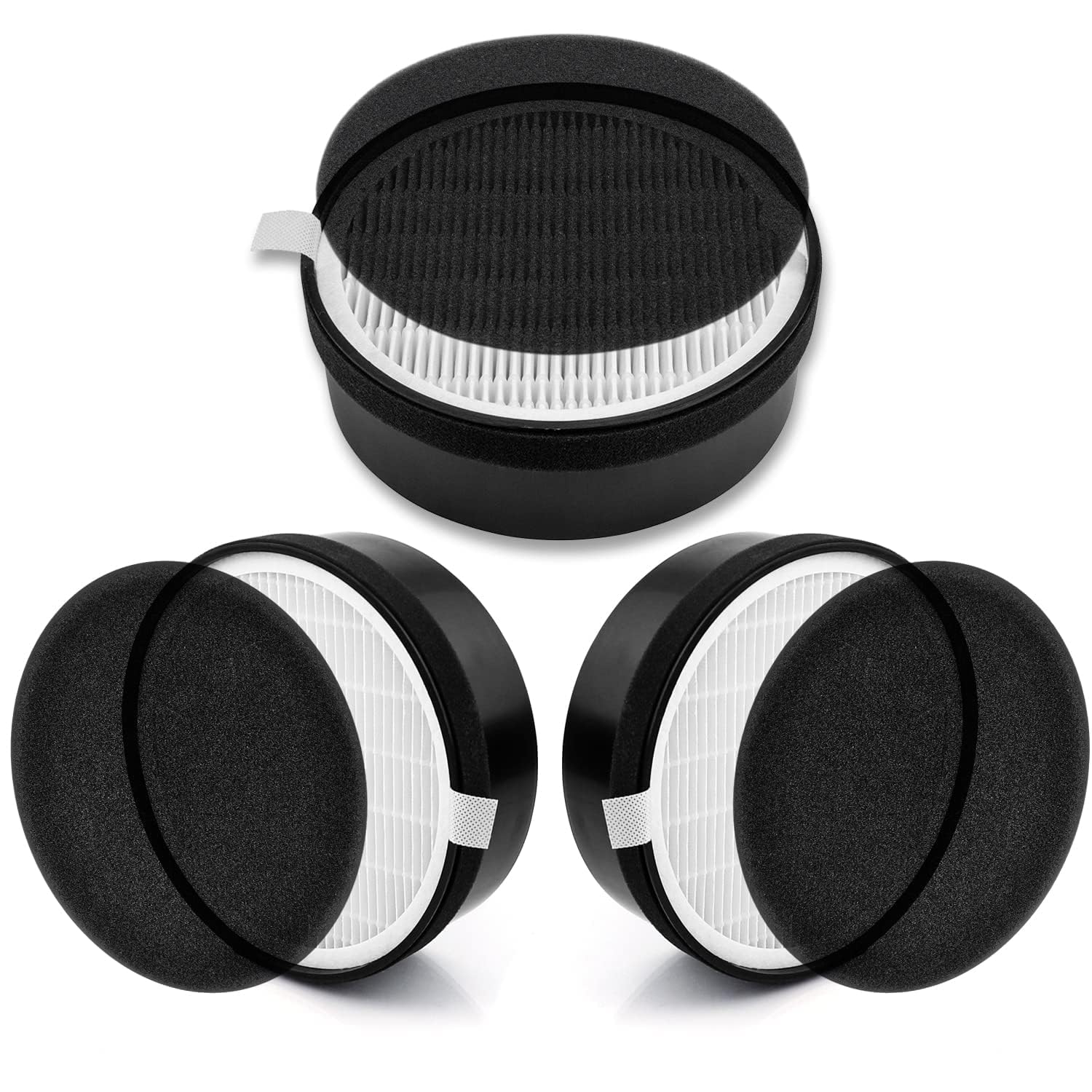 Photo 1 of LV-H132 Replacement Filter for LEVOIT Air Purifier Replacement Filter LV-H132-RF, Funmit 3-in-1 Filter Replacement, 3 Pack