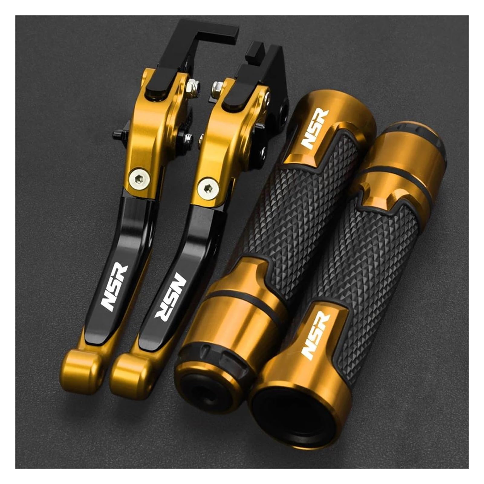 AOBEYO Motorcycle Control Levers for NSR250 NSR 250 MC18 MC21 MC22 MC19 1988-1994 Brake Clutch Levers(4)