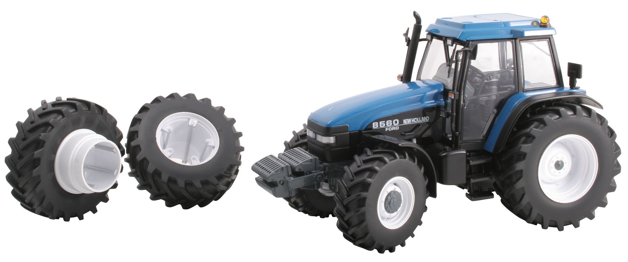 Tracteur NEW HOLLAND 8560 4RM jumelées arrière