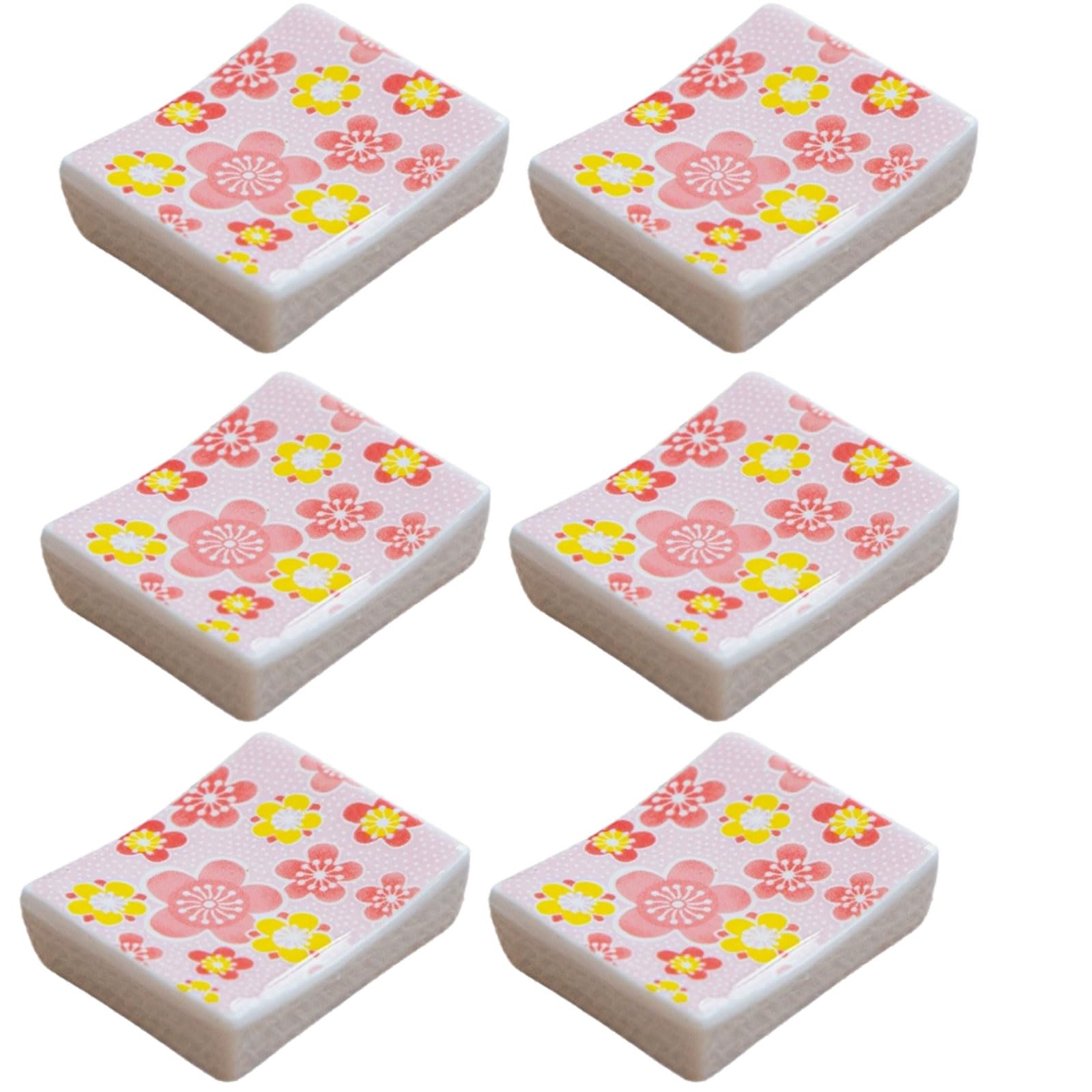 MRKU Chopstick Rest Chopsticks Holders Restaurant Square Ceramic,Japanese,Chinese Decorations,Decoration For Home Tableware,for Countertop Tableware