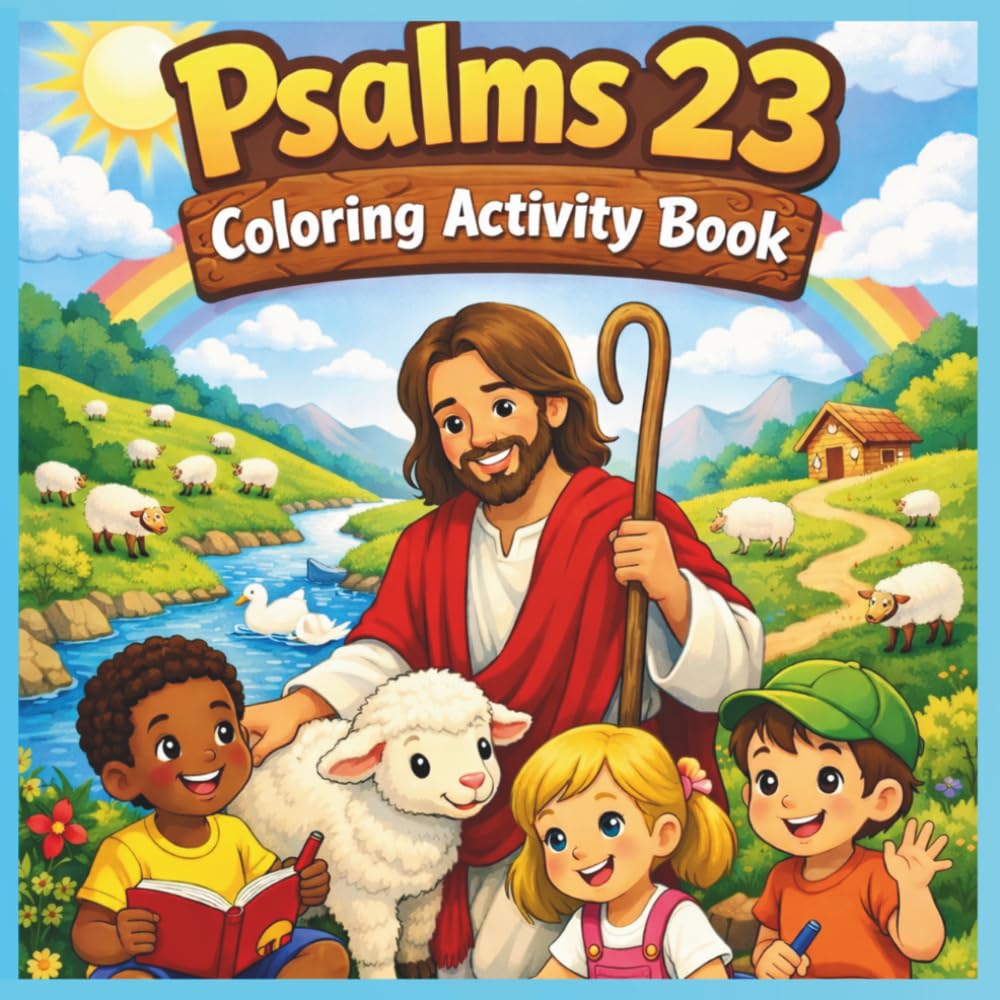 Psalms 23 Coloring Activity Book