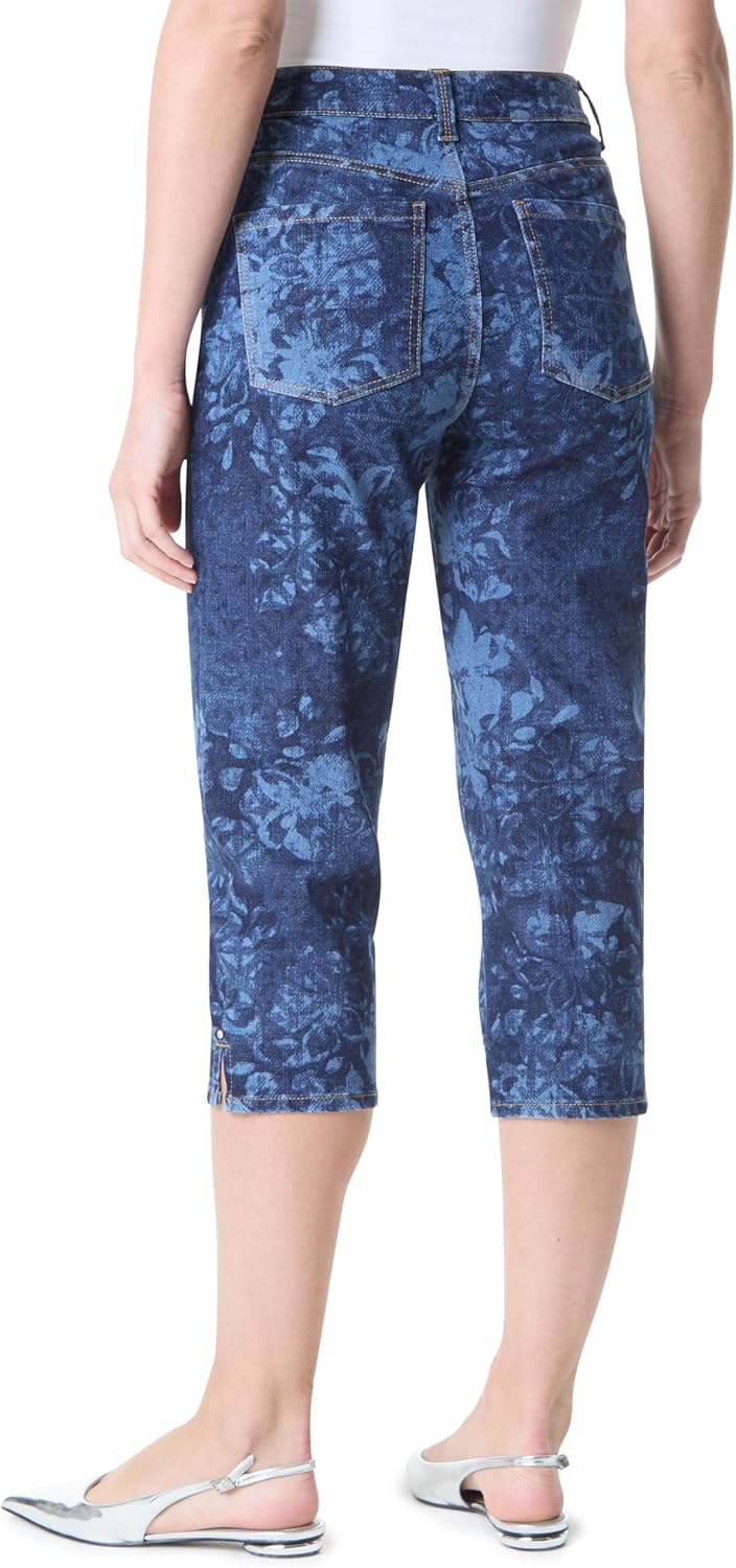 Gloria Vanderbilt Womens Amanda Capri with High Rise Straight Standard - Image 2