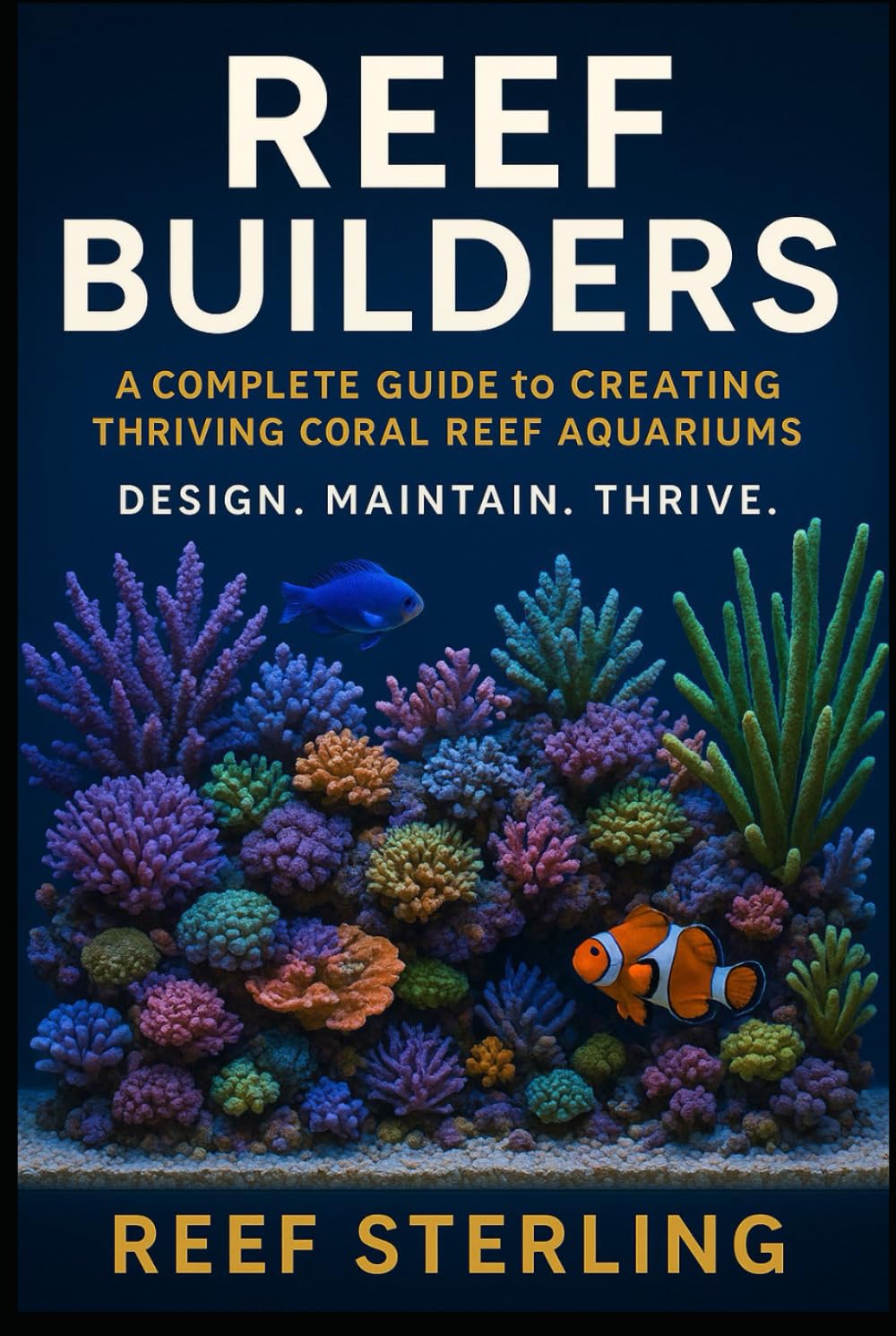 Reef Builders: A Complete Guide to Creating Thriving Coral Reef Aquariums: Design. Maintain. Thrive.: Design, Stock, and Sustain Vibrant Marine ... Water Chemistry Mastery (Salt Water Tanks)      Hardcover – November 3, 2025