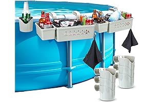 Above Ground Pool Rail Caps - 8 Pcs Above Ground Pool Accessories...