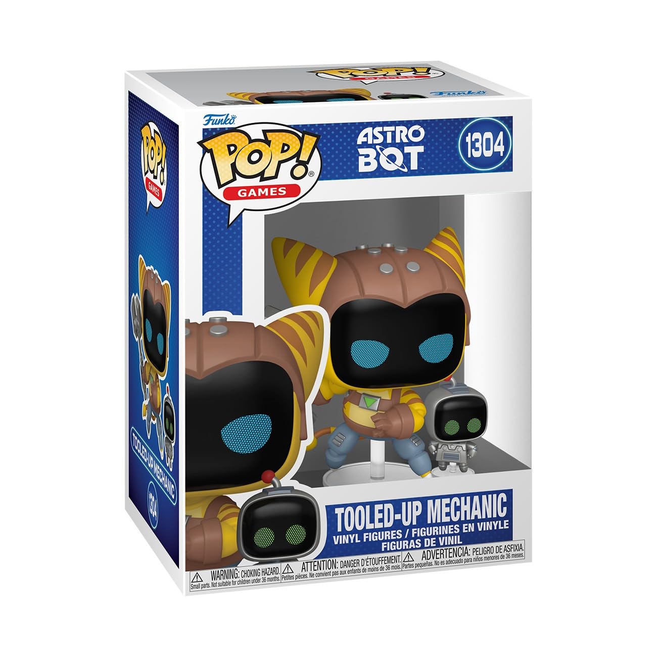 Funko POP! & Buddy Games: Astro Bot - Tooled Up Mechanic - Collectable Vinyl Figure - Gift Idea - Official Merchandise - Toys For Kids & Adults - Model Figure for Collectors and Display