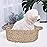 ABenkle Small Basket with Handles - Decorative Durable Rope Woven Storage Bin Shelf Storage Organizer Cube, Easter Baby Gift Basket, 12x8x5