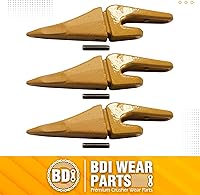 Vista 5 de BDI Wear Parts Conjunto 230 x 156 retroexcavadora + dientes de cubo X156T/w P156 Flex Pin compatible con Bobcat para minicargadora y minicargadora