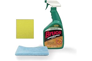 Bruce 32 fl. oz. Hardwood and Laminate Floor Cleaner Spray with Cleaning Cloths