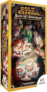 Comprar Ludonaute Colt Express: Expansión Happy 10th Anniversary | Juego de mesa | A partir de 10 años | 2-7 jugadores | Más de 45 minutos de tiempo de juego
