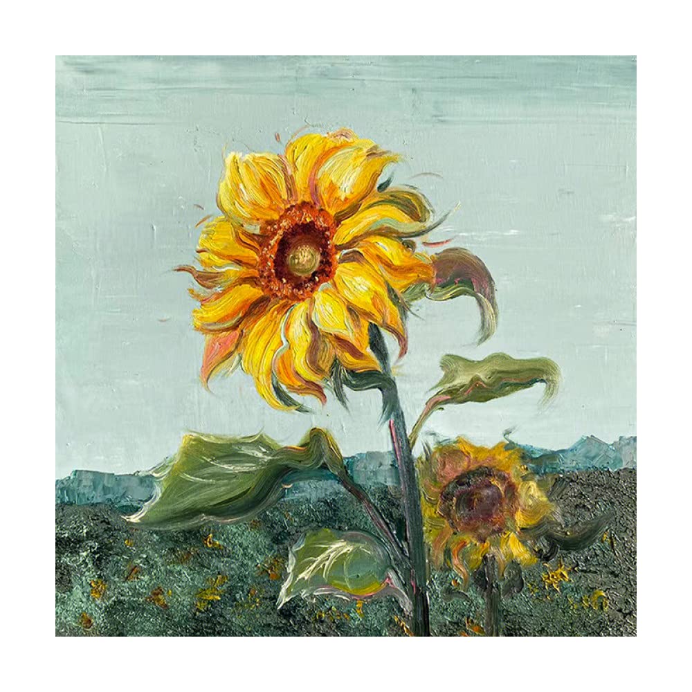 Peinture abstraite verte 3D sur toile de grande taille pour bureau