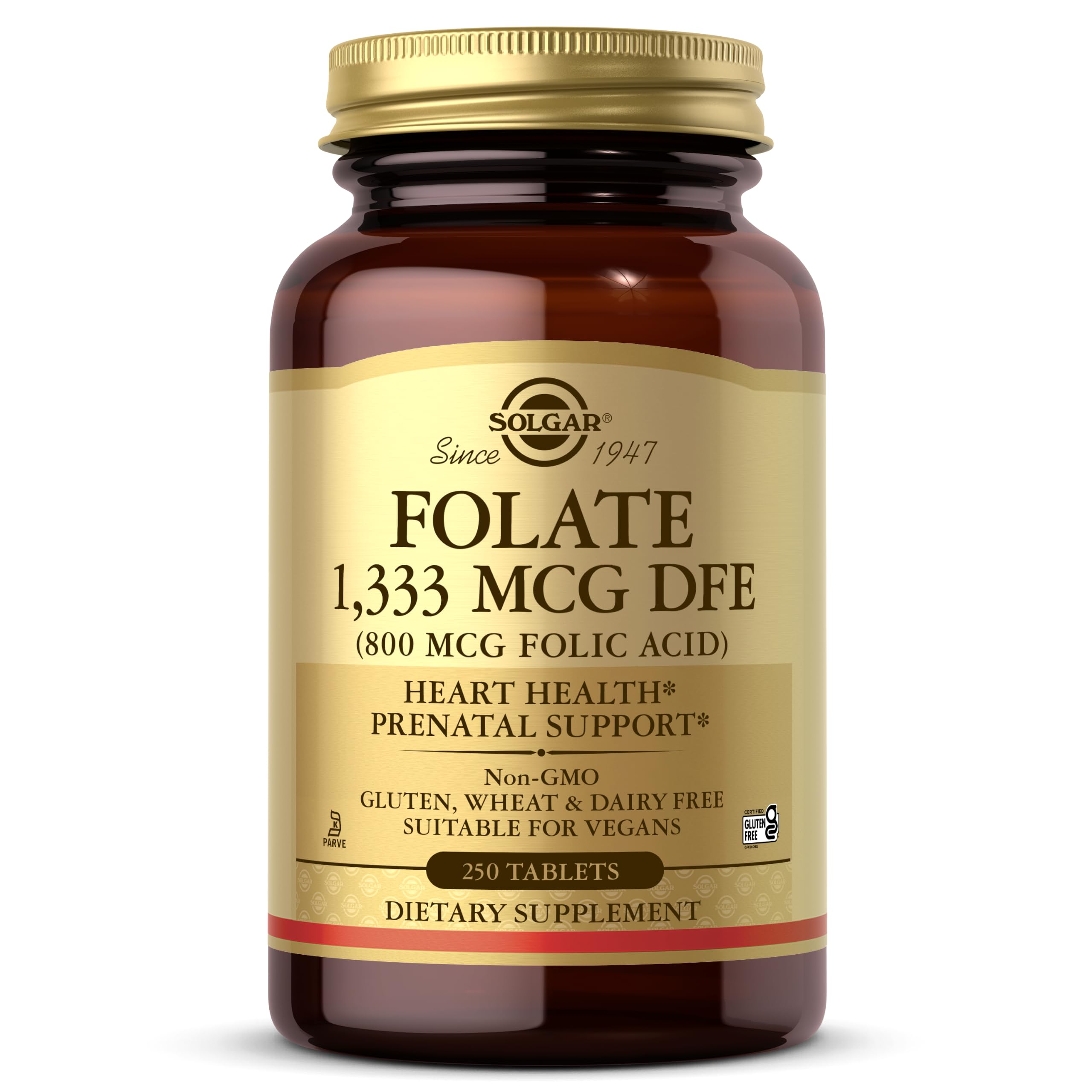 Solgar Folate 1,333 mcg DFE, 100 Tablets - 800 mcg Bio-Active Metafolin — Amazon image 7