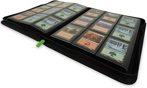 Miniatura 8 de Vault X Carpeta prémium Exo-Tec con cremallera carpeta de álbumes de tarjetas intercambiables de 9 bolsillos carpeta de bolsillo de carga lateral de