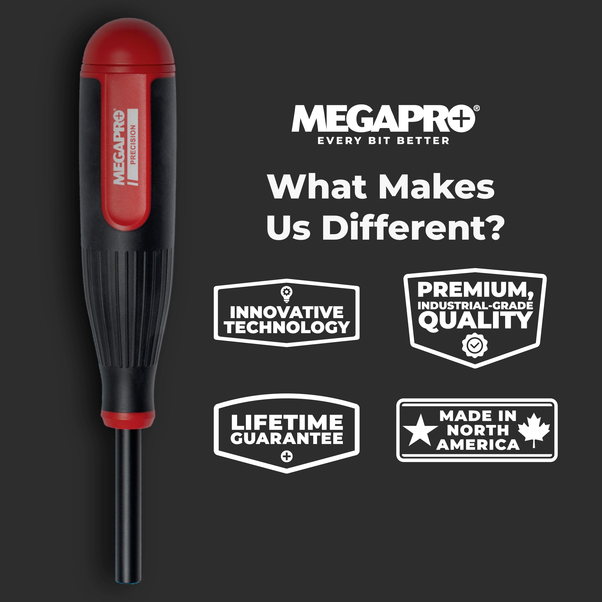 Megapro Set di cacciaviti di precisione multi-punta 24 in 1, gambo esagonale per Phillips, Pentalobe, piatto, Torx, chiave inglese, punte di precisione con cartuccia retrattile, per elettronica