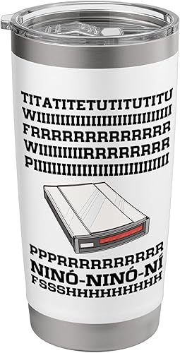 90s Nostalgia Retro 90s Dial Up Internet Vintage Stainless Steel Insulated Tumbler