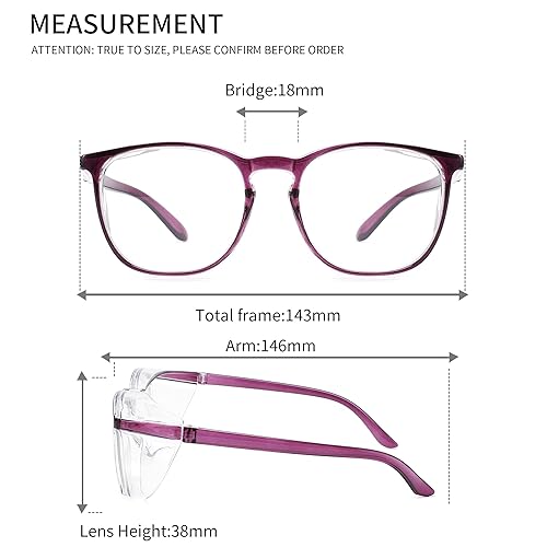 Miniatura 81 de Alsenor Safety Glasses Anti Fog Goggles Protective Eyewear Blue Light Blocking Anti Dust UV Protection Glasses For Men Women (Jade)