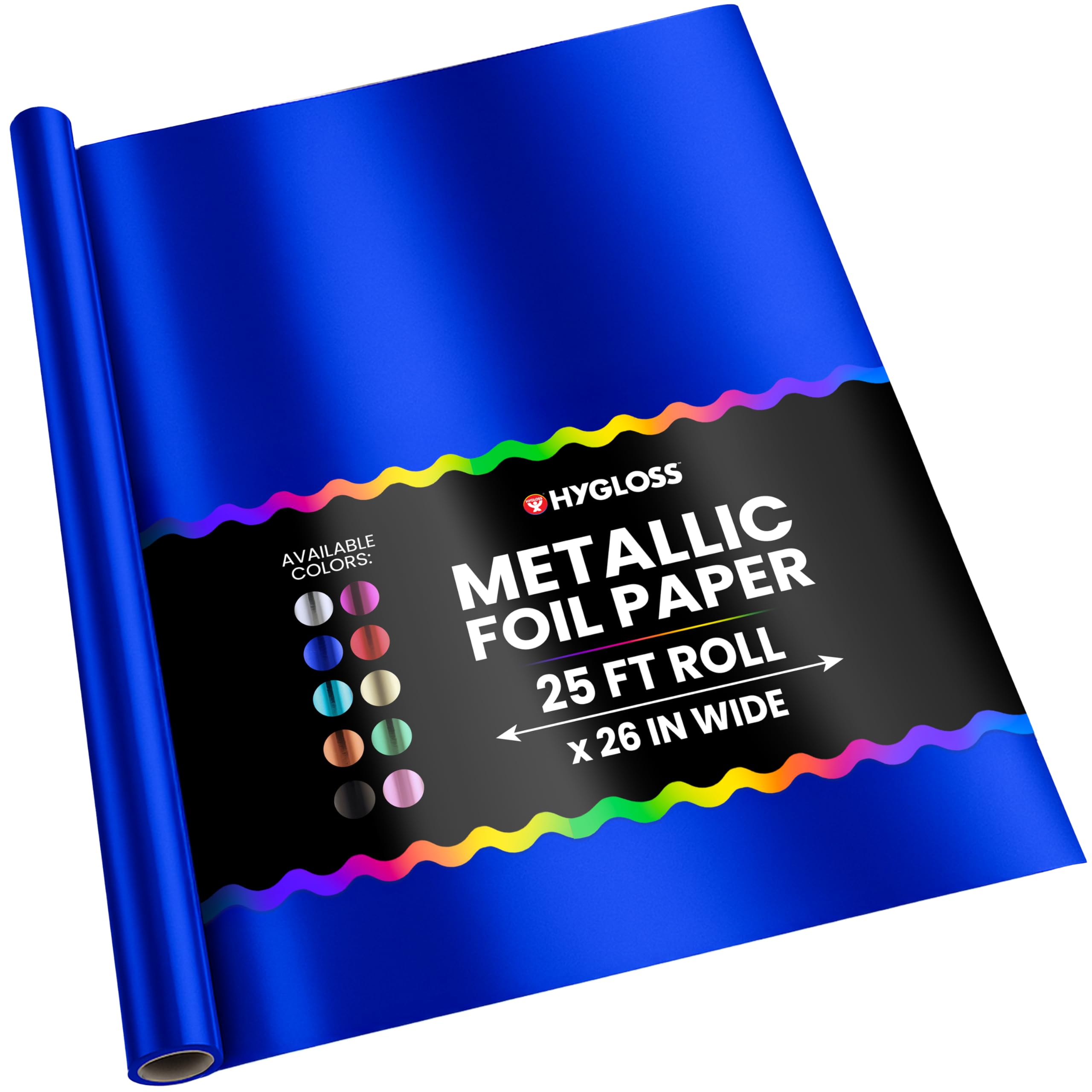 Amazon.com: Hygloss Metallic Wrapping Paper Roll - 26