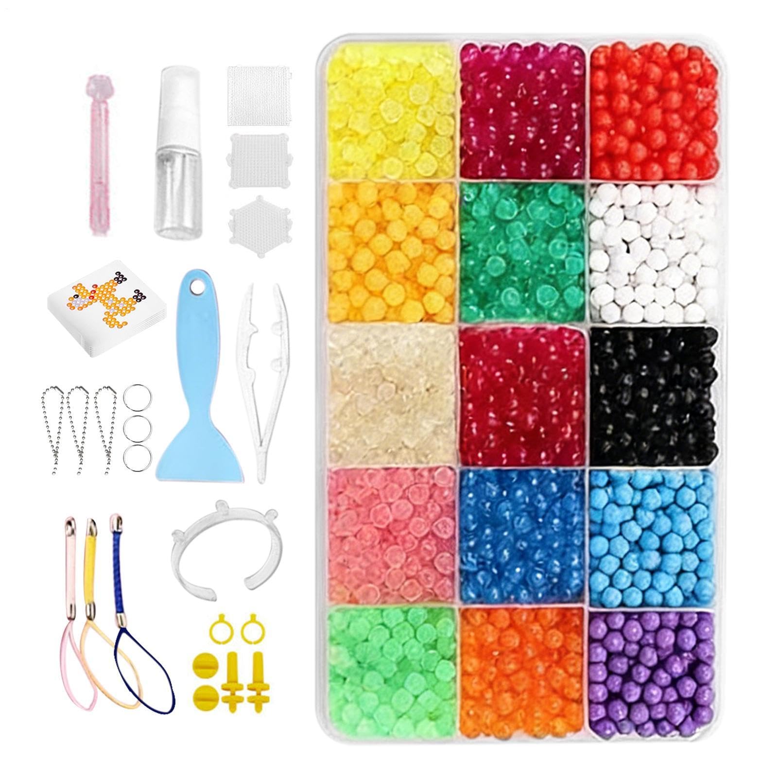 Artesanía DIY con cuentas fusibles al agua para manualidades y homeschool