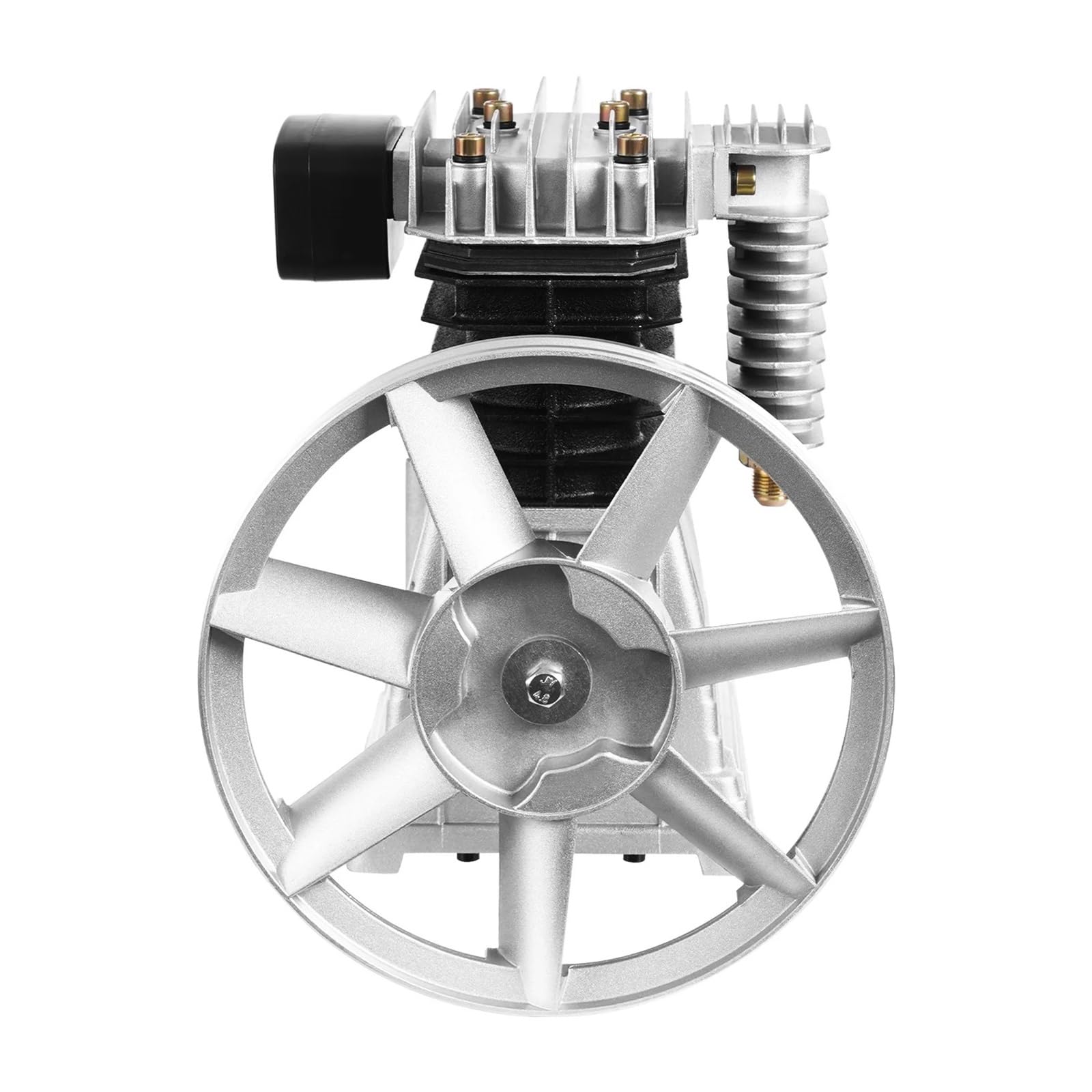 Cylinder 2200W Air Compressor Pump Head Single Stage Twin Cylinder for Machine