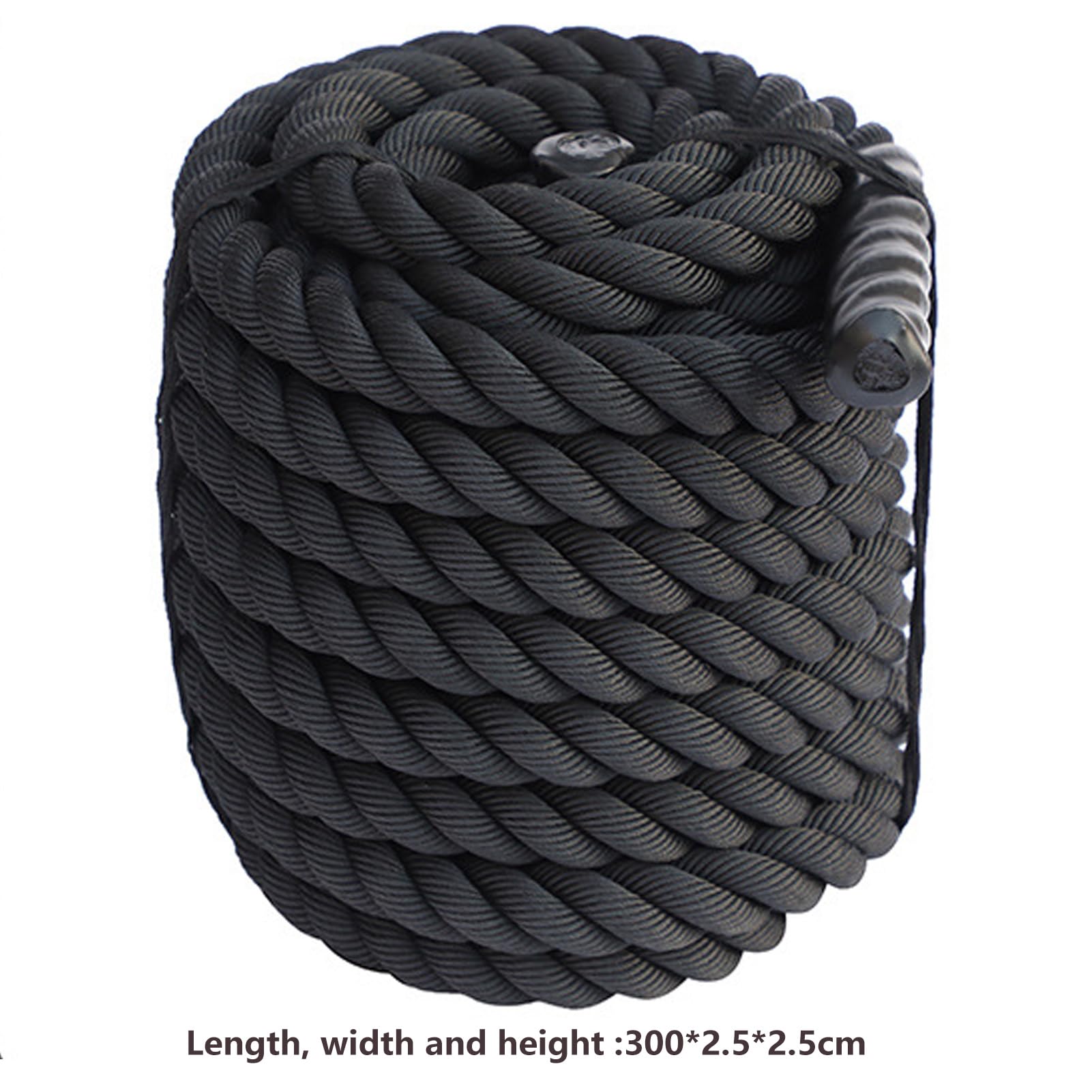Corde à sauter lestée avec poignée antidérapante pour entraînement musculaire, équipement de fitness
