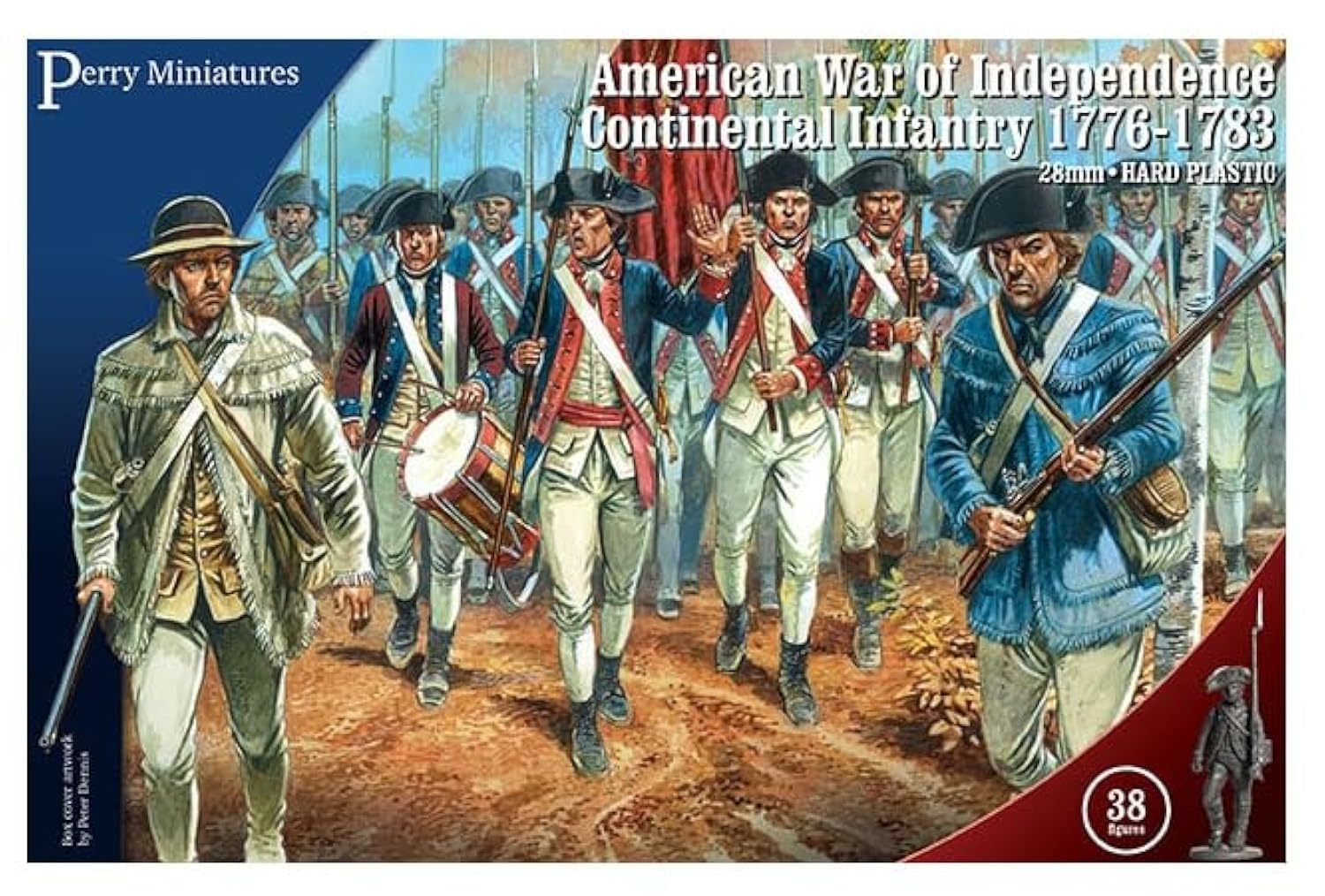 Perry Miniatures 28mm American War of Independence Continental Infantry 1776-1783 by Perry Miniatures