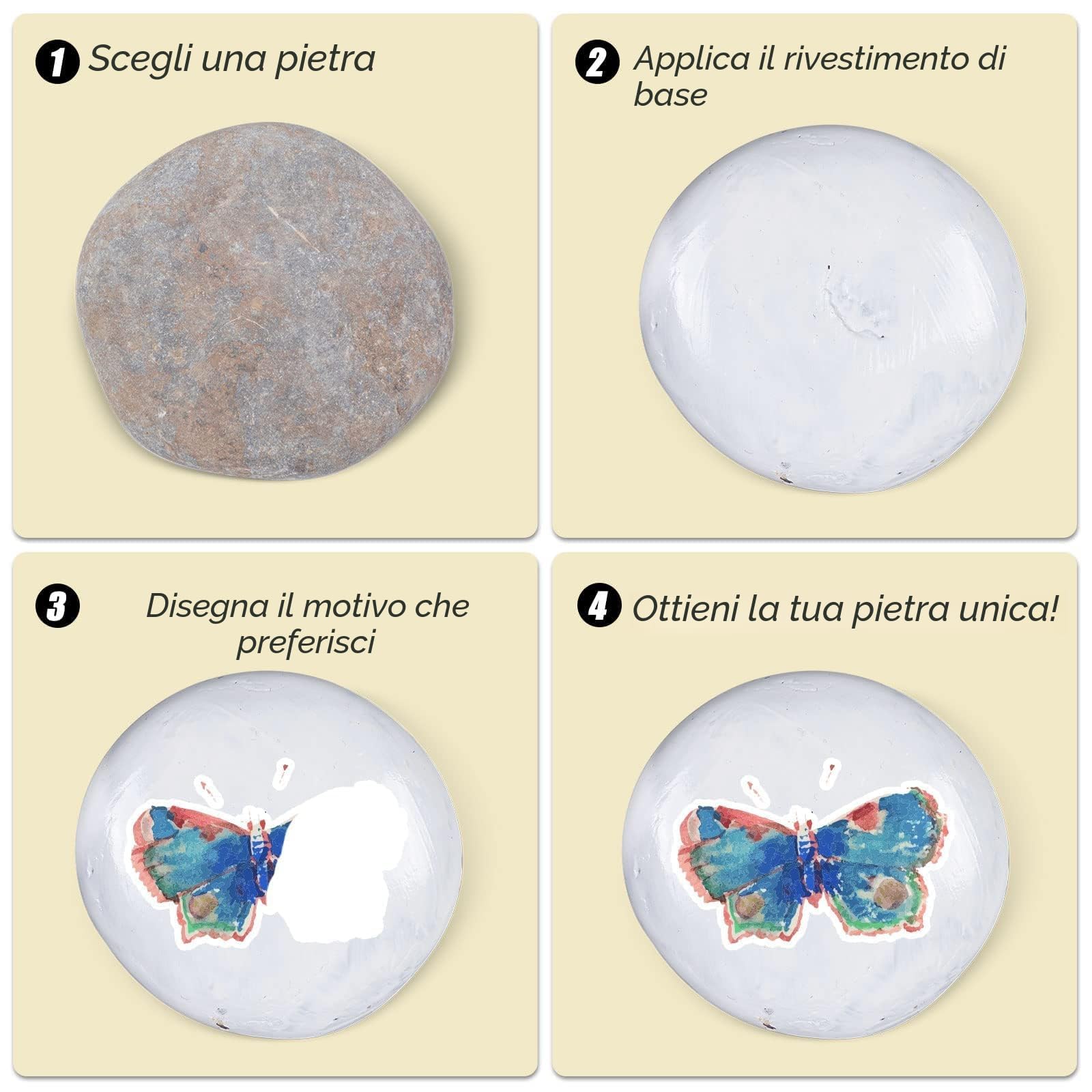 20 Pezzi Dipingere i Ciottoli, Le Rocce Ciottoli, Rocce Naturali di Disegno, Sassi da Dipingere, Pietre Piatte Per La Pittura, Pietre di Ciottoli da Spiaggia, per Decorative per Acquario e Giardino