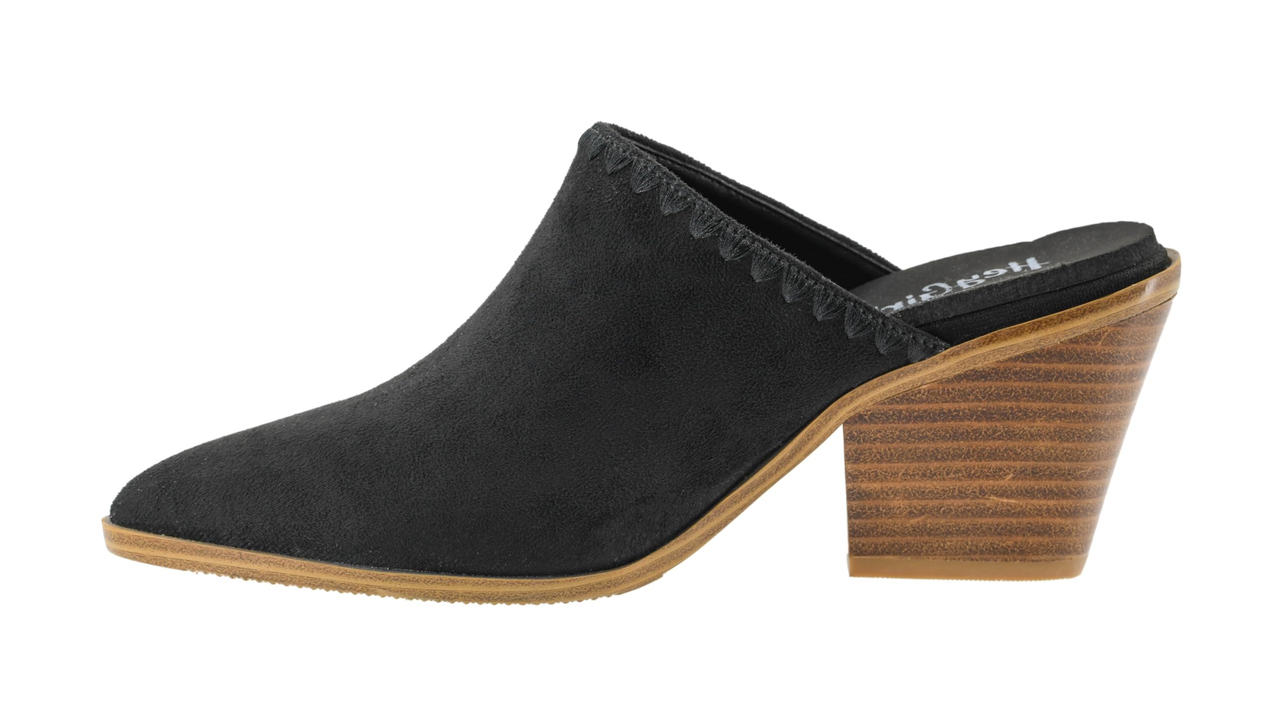 Corkys FootwearCorkys Footwear Sizzle Black Faux Suede 2.75-Inch Mules