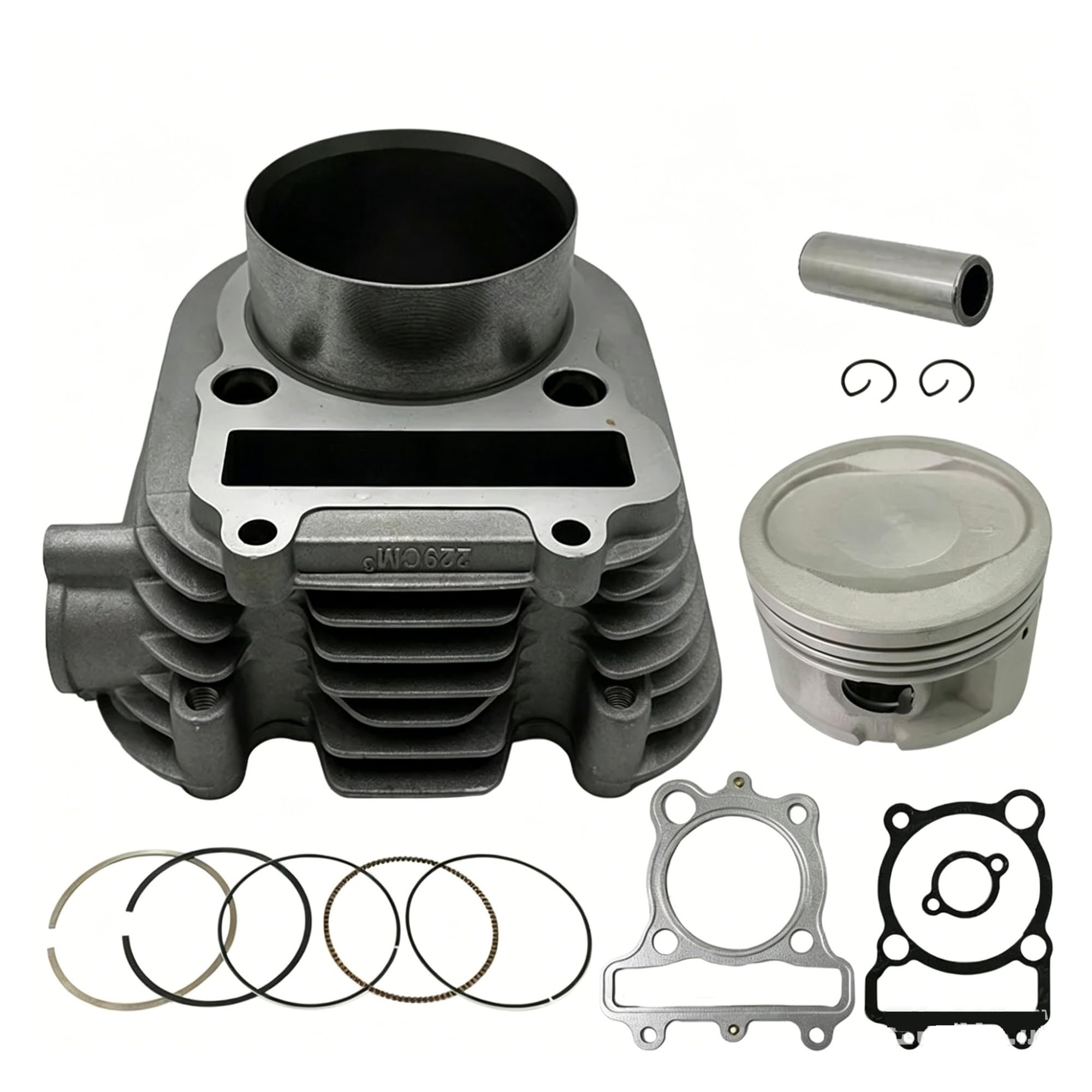 Cilindro 71mm Guarnizione Testata Pistone Anello Spille Per Jianshe 250 Per ATV Per JS250 Per Jianshe250 Per ATV250 Per Loncin 250-F Per YFM250 Pistone