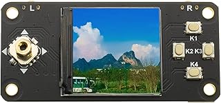 xicoolee 1.3inch LCD Display Module, Embedded ST7789 Driver, 240×240 Resolution IPS Screen 65K RGB Color SPI Interface,for Raspberry Pi Zero/Zero W/Zero WH/2B/3B/3B+/4B, a Joystick and Six Buttons