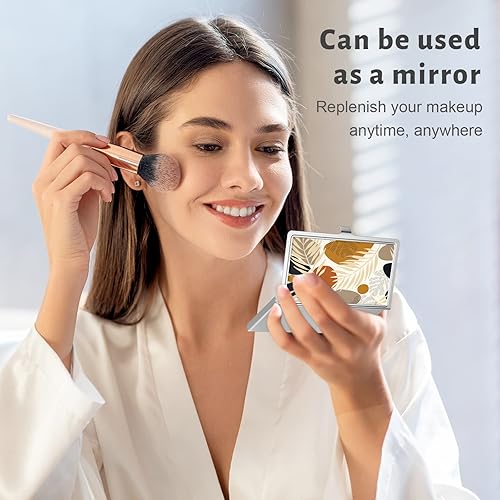 Miniatura 6 de Rouidr Titular de la tarjeta de visita, Caja de la tarjeta de visita pequeña, Organizador de tarjetas de visita de metal delgado, Cartera del