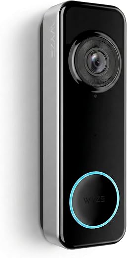 WYZE Wireless Doorbell Camera, Battery Video Doorbell with Color Night Vision