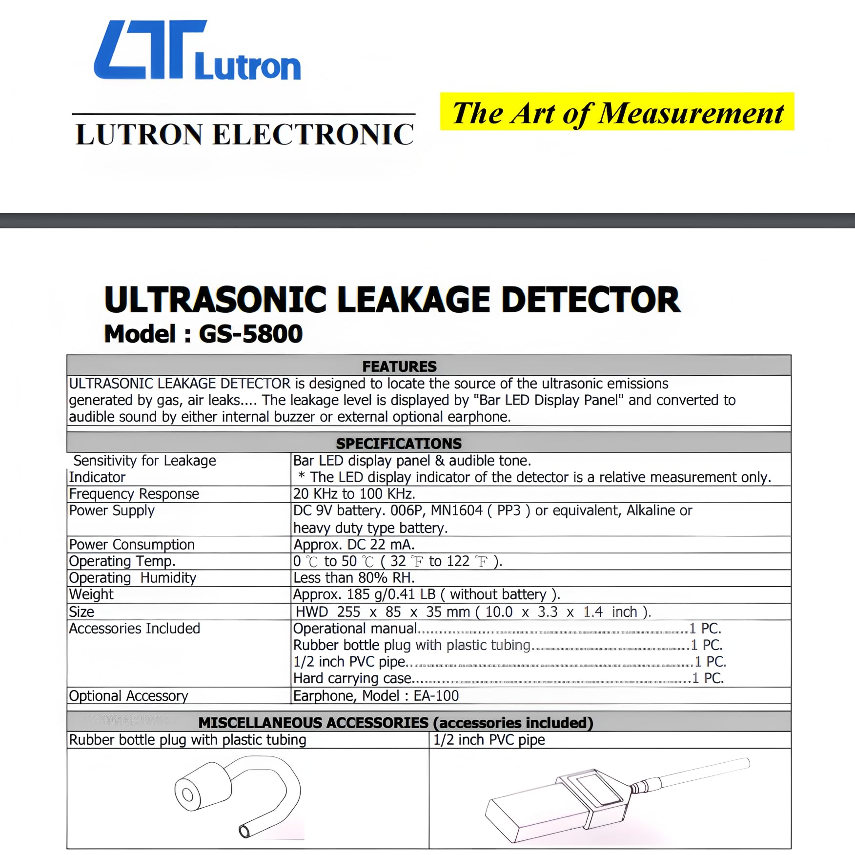 i-POOK Ultraschall-Leckage-Detektor, Ultraschall-Transmitter GS-5800A, um die Quelle von Ultraschall-Emissionen in Luftlecks/Wasserlecks/Leitungs- und Rohridentifikation zu lokalisieren, hergestellt