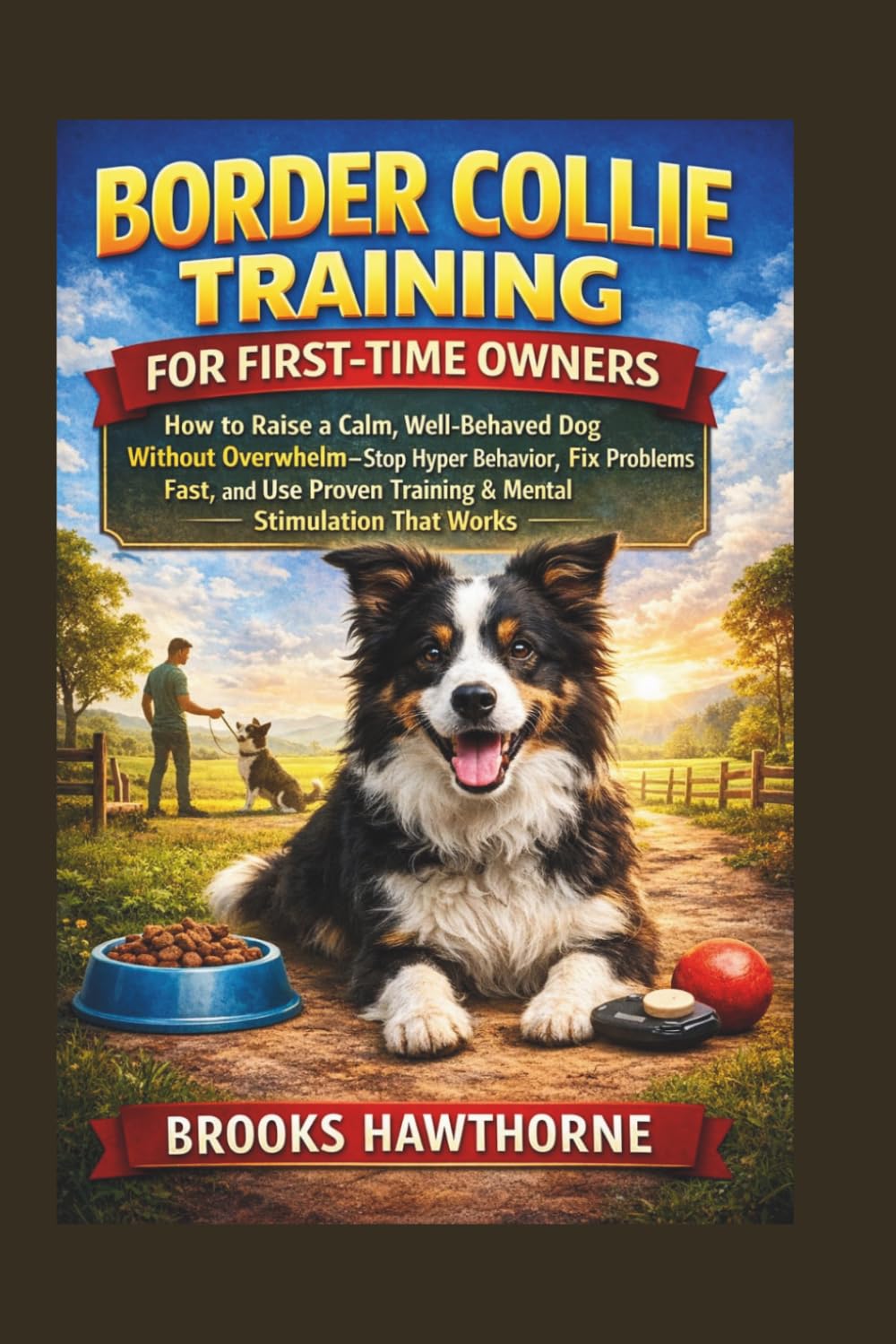 BORDER COLLIE TRAINING FOR FIRST-TIME OWNERS: How to Raise a Calm, Well-Behaved Dog Without Overwhelm—Stop Hyper Behavior, Fix Problems Fast, and Use Proven Training & Mental Stimulation That Works