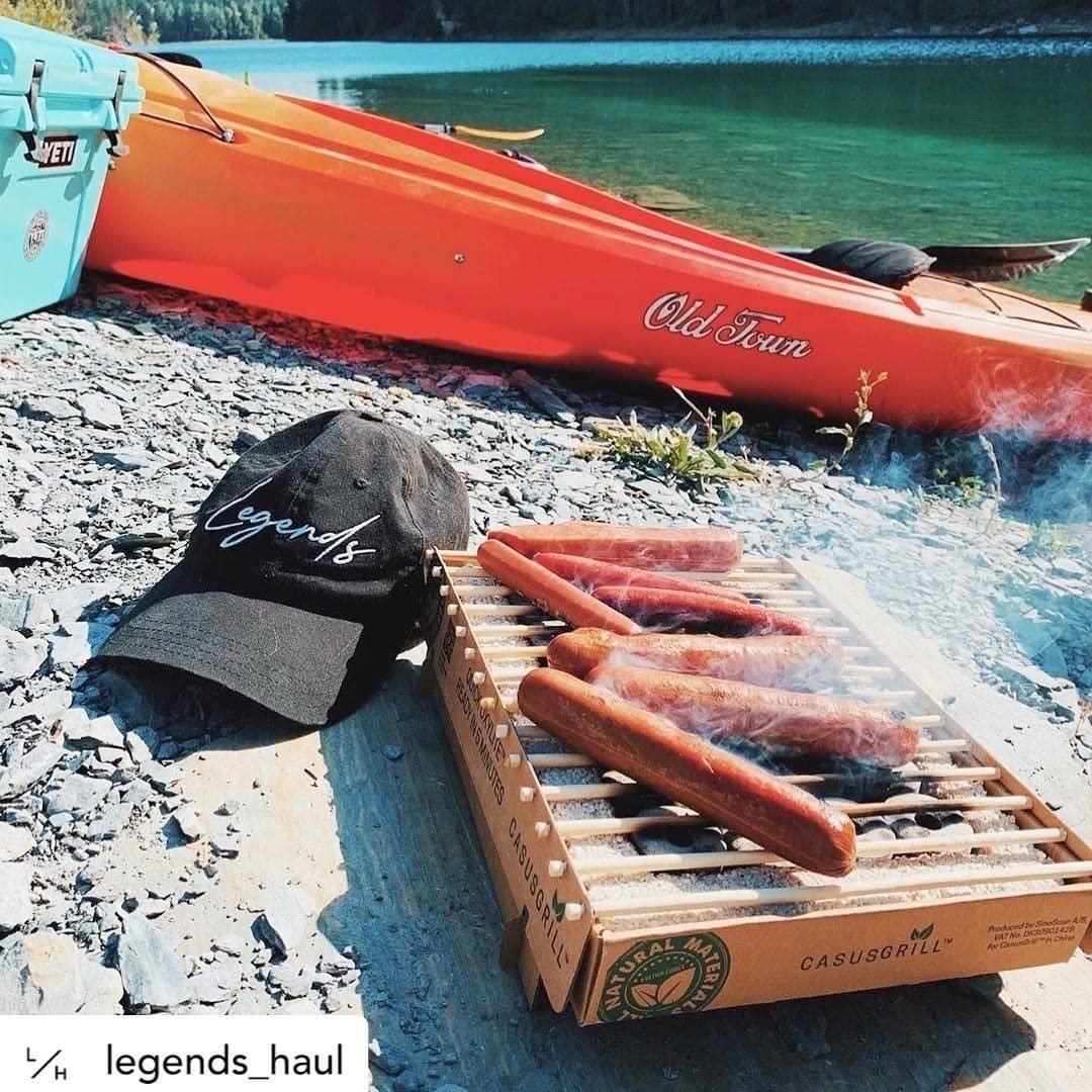 Einweggrill Casus (5 Stück) Öko Einmalgrill für Camping Strand Park 100% Nachhaltig 50% weniger CO2 durch Bambuskohle, nach 5 min startklar und über 1 Stunde nutzbar, absolut qualmfrei (5)