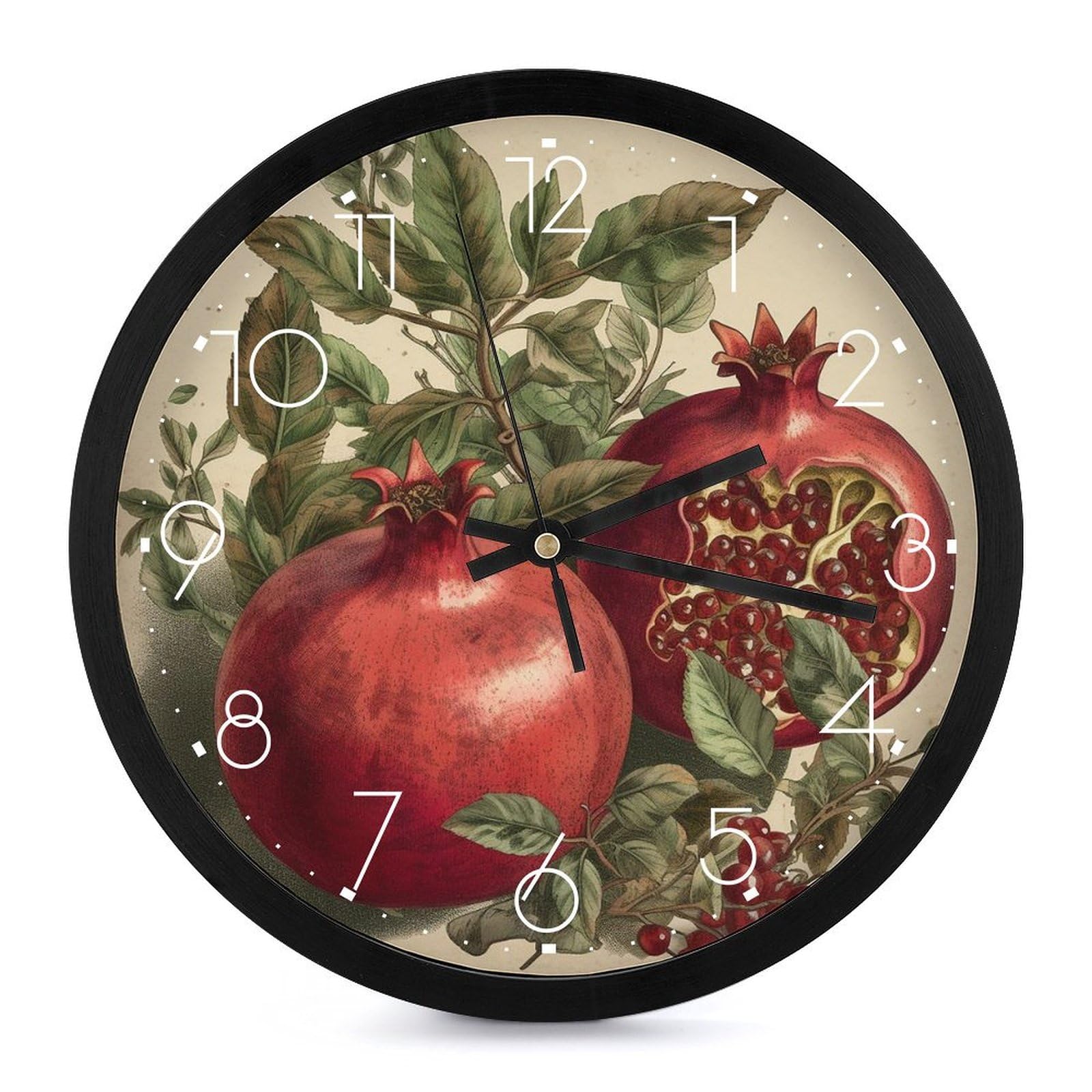 Horloge murale numérique LED en forme de grenade pour le salon