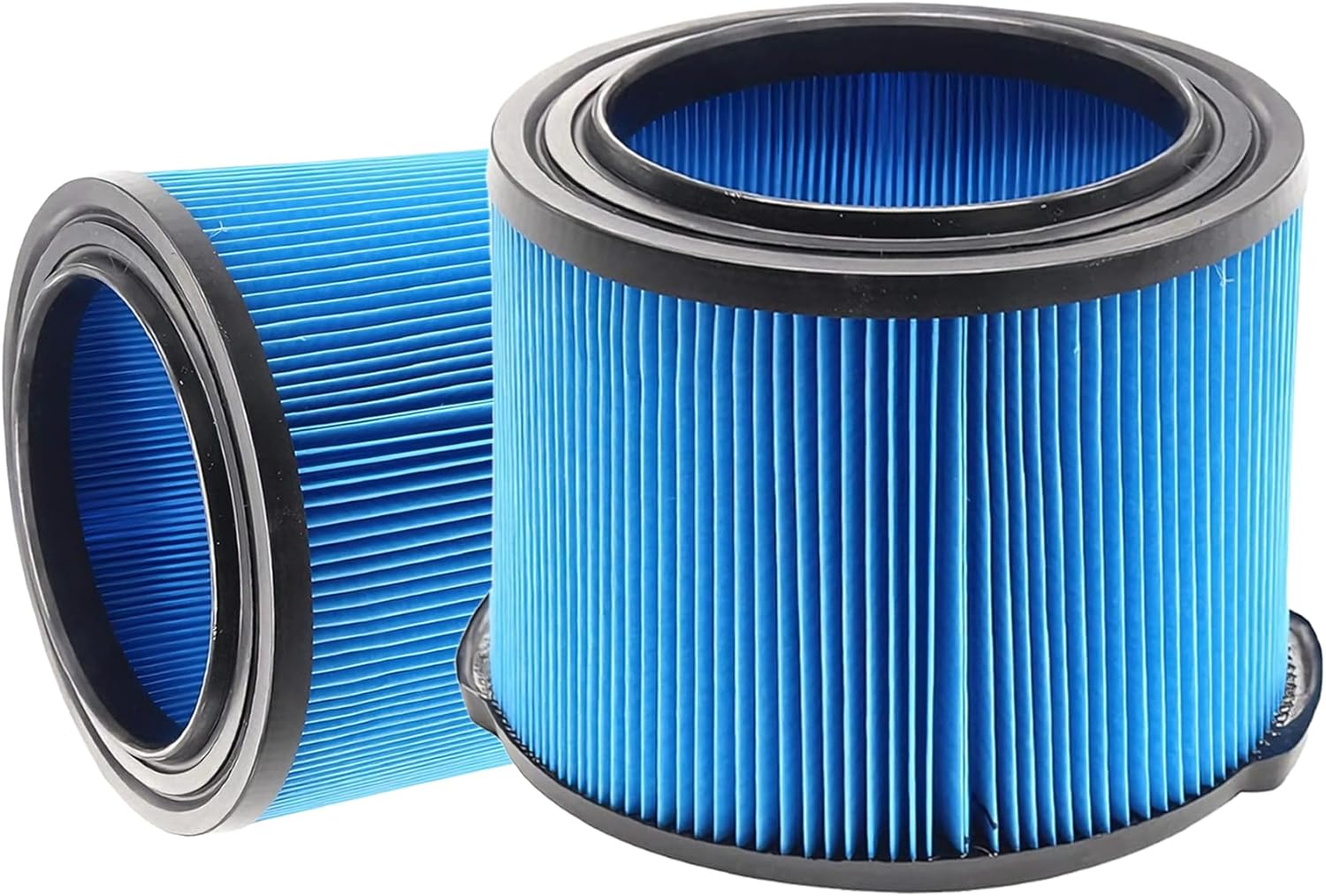 2 Pack VF3500 Replacement Filter for Ridgid Wet Dry Vac, 3-Layer Fine Dust Filter Compatible with WD4070 WD4522 WD4050 WD3050 WD4080 4000RV 4500RV Vacuum, Washable & Reusable