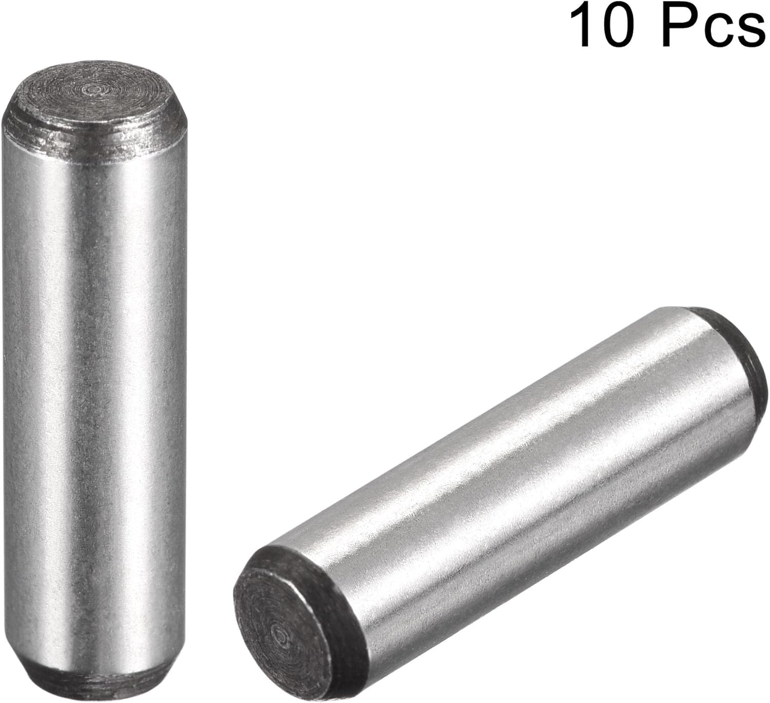 uxcell 1/4-Inch x 7/8-Inch Dowel Pins, Heat Treated Alloy Steel for Extra Hardness, Bright Finish and Accurate Alignment 10pcs