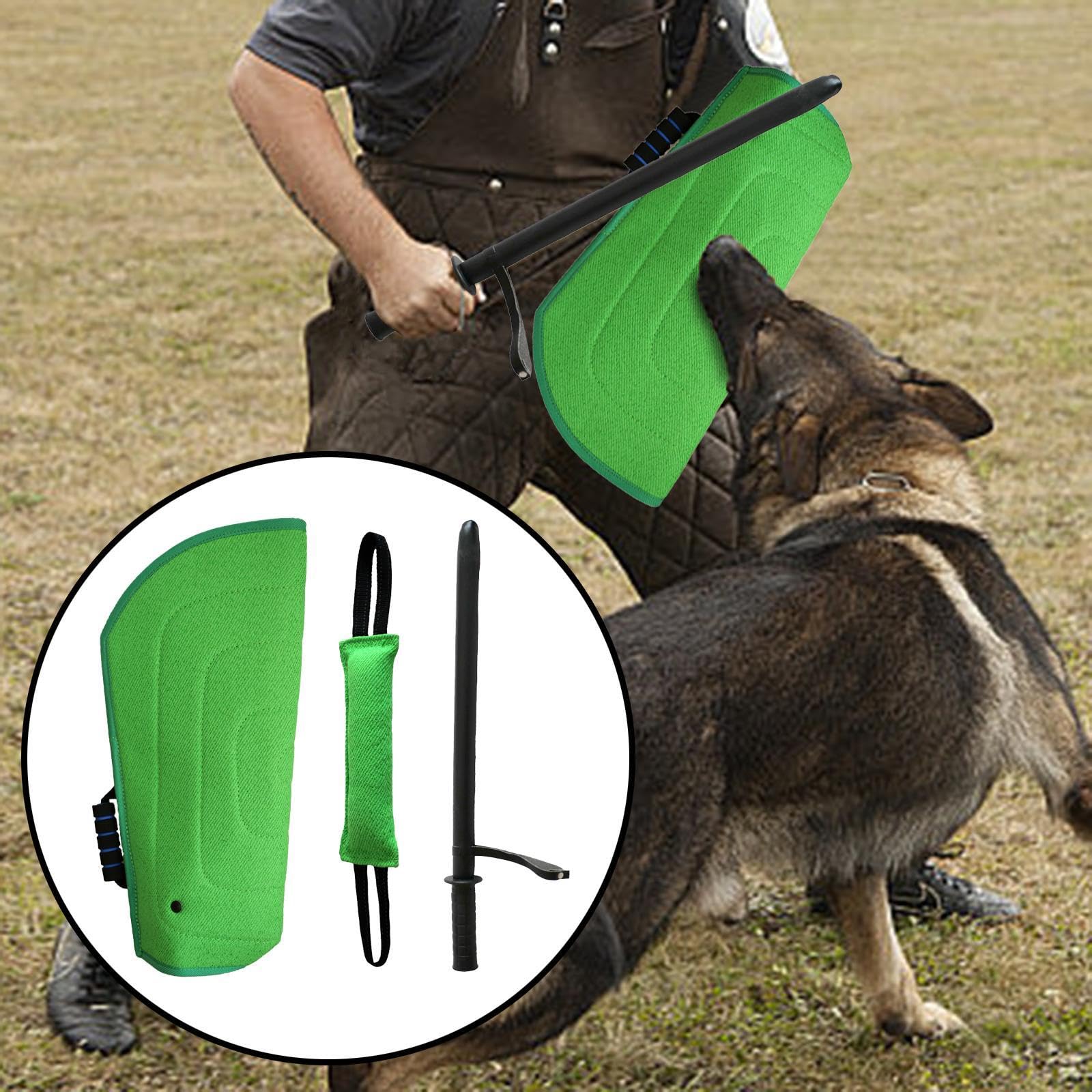 3X Set de Entrenamiento para Mordeduras de Perro: Almohada para Mordeduras con Funda, Juguete para Tirar de La Almohada, Protector de Brazo para Morde