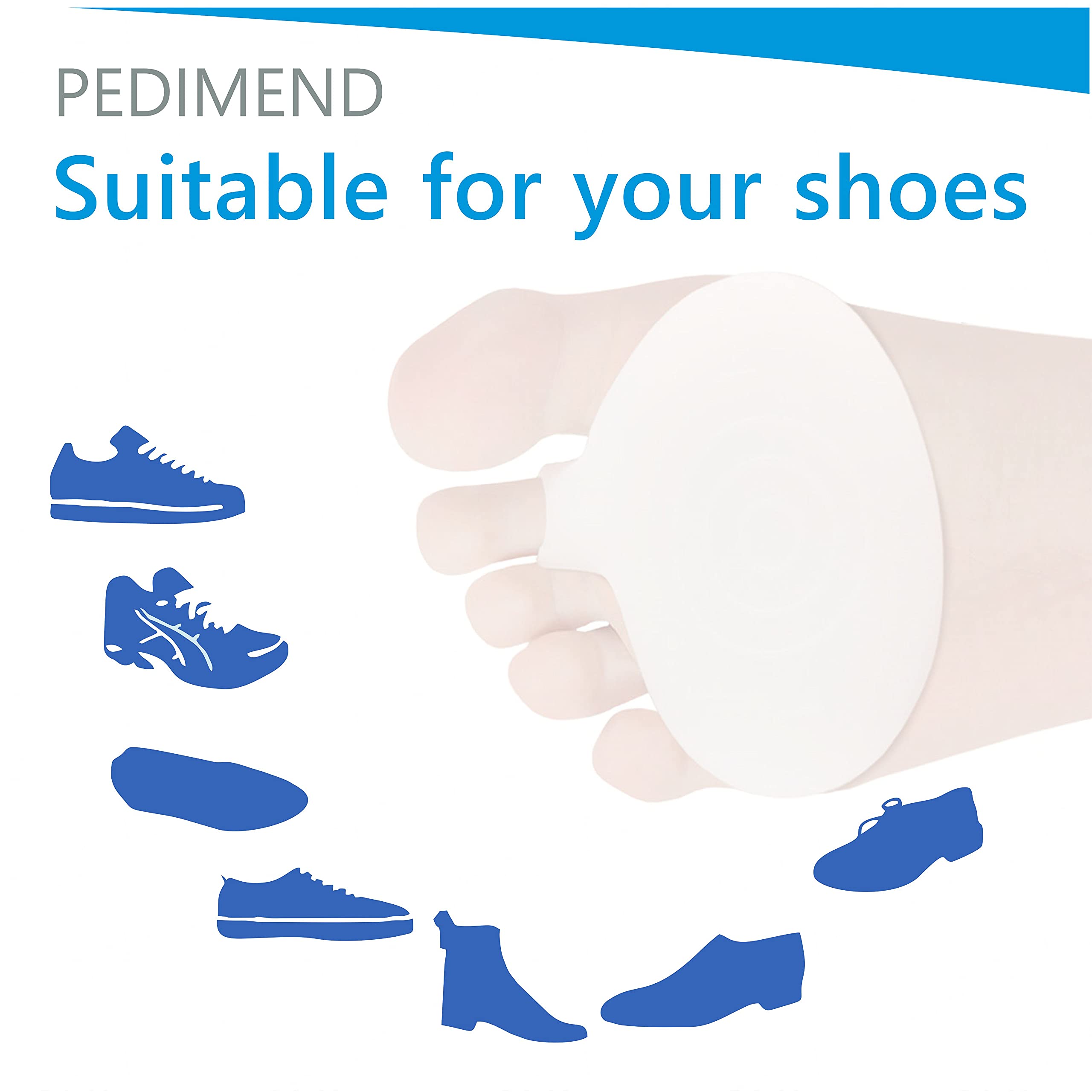 Pedimend Mortons Neuroma Laufunterstützung – 4 Stück | druckentlastende Einlagen | Metatarsalgie Einlegesohlen | schnelle Schmerzlinderung schmerzende Füße | Ballenfußpolster