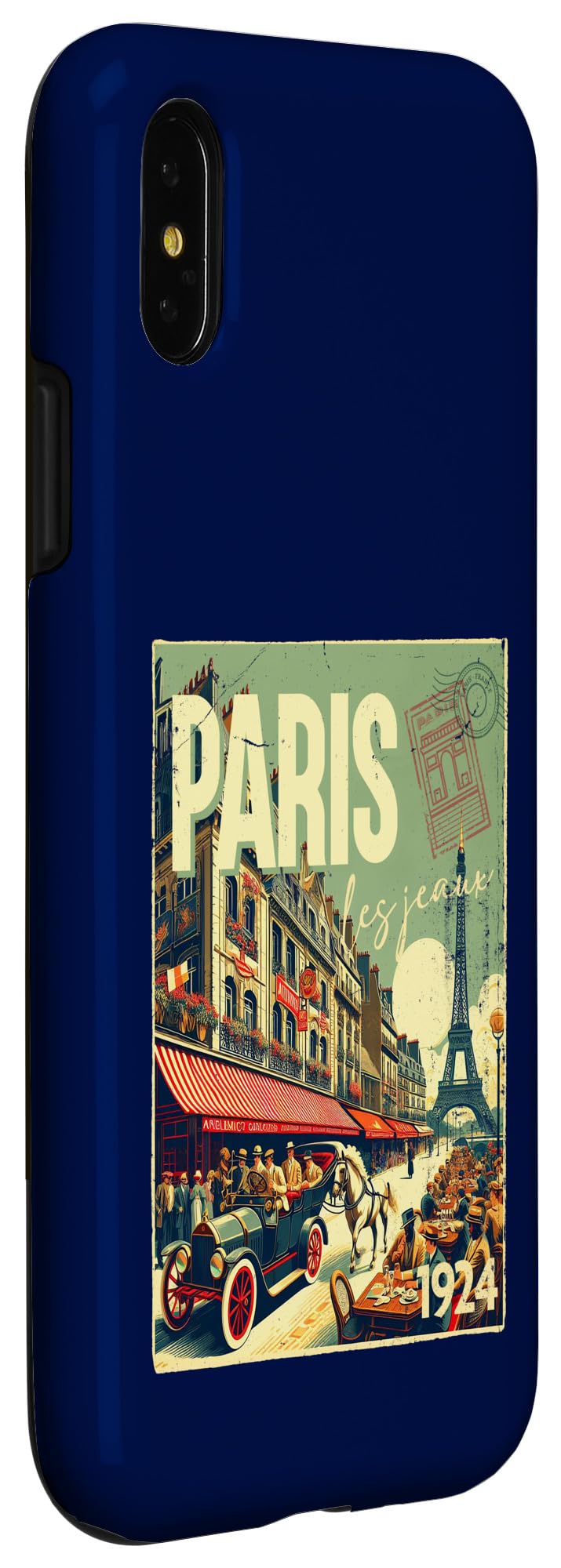 iPhone X/XS Paris The Games 1924 Eiffel Tower Scene Case - Image 3