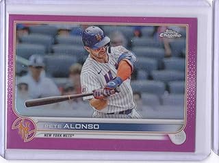 2022 Topps Chrome Pink Refractors #209 Pete Alonso