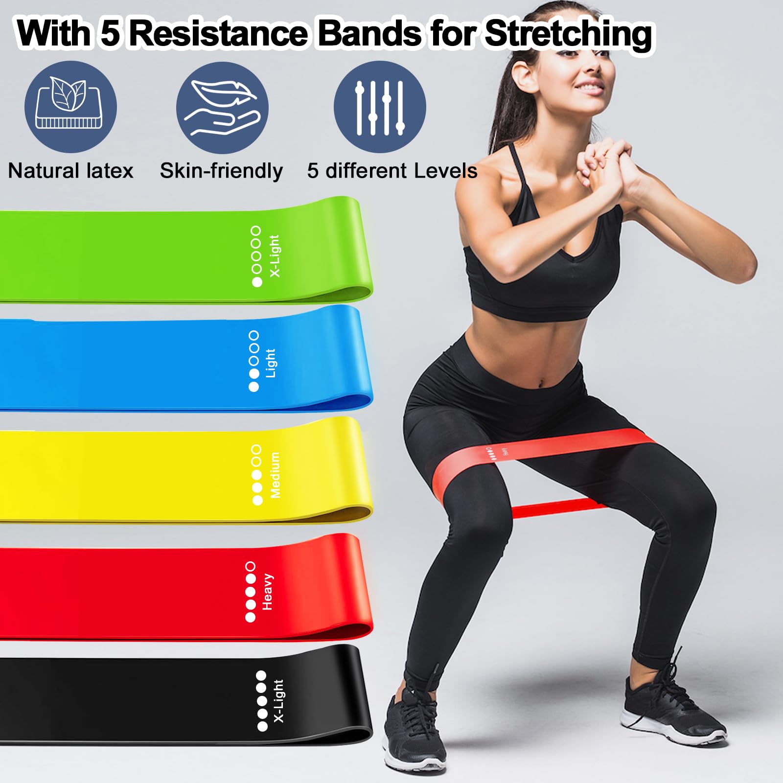Welspo One-Piece Wadendehner, Anti-Tip Design Slant Board für Kniebeugen für Wadenstrecker, Beinstrecker, Plantarstretching, Gewichtheben,Recovery-Training und Stretching