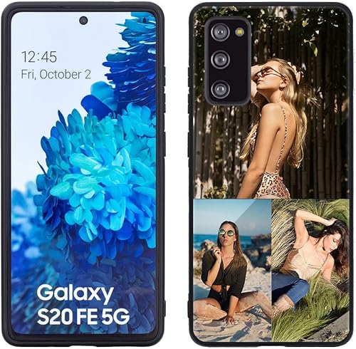 Miniatura 2 de Funda de teléfono personalizada para Samsung Galaxy S20 FE  S20 FE 5G, Fundas de TPU suave de vidrio templado antiarañazos personalizadas con foto,