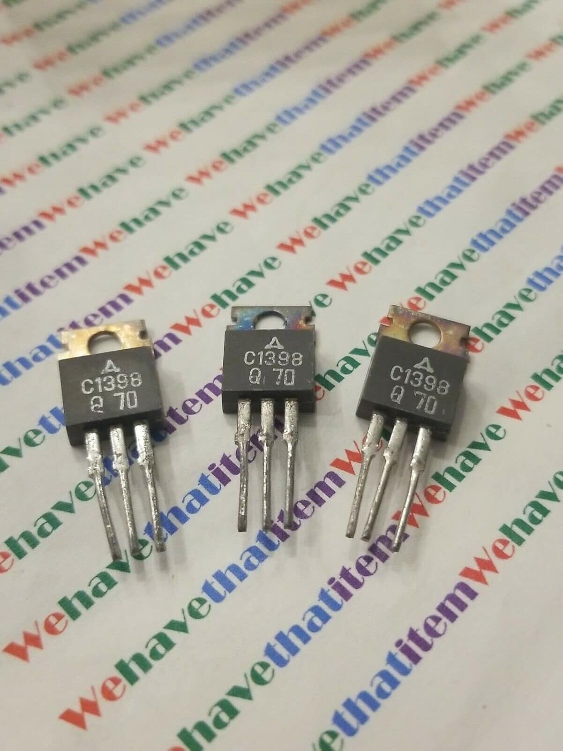 2SC1398 / C1398 / Transistor / 3 Pieces (qzty)