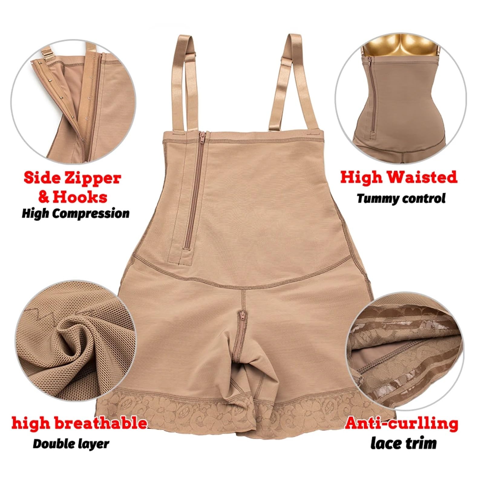 Braga Faja sin Costuras Fajas Moldeadoras de Cintura Alta for Adelgazar, Control Abdomen, Cuerpo, Faja Reductora for Mujer