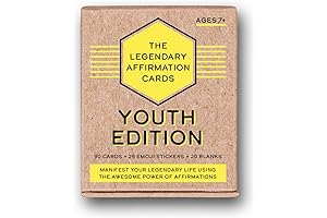 LEGENDARY LIFE Youth Affirmation Cards for Kids: Unlock Your Child's Positive Mindset...