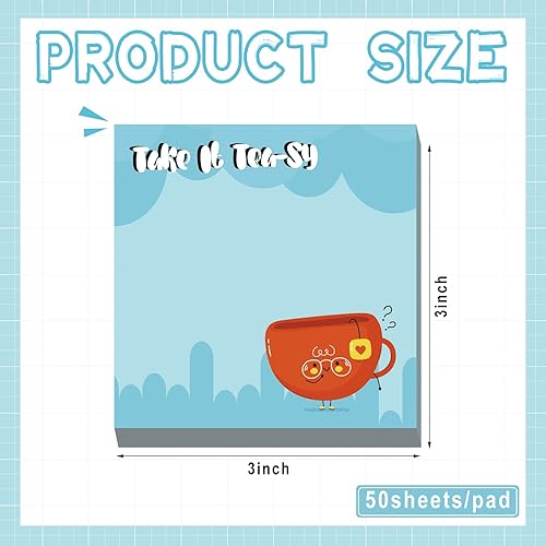 Miniatura 2 de 12 notas adhesivas inspiradoras divertidas de 3 x 3 pulgadas, bloc de notas motivacionales, notas adhesivas de agradecimiento positivo, regalos
