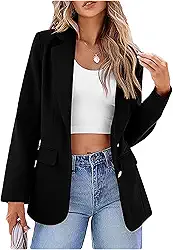 Blazer Blazer feminino de manga comprida Slim